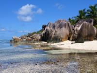 Felsgruppen an der Anse Source d'Argent - La Digue